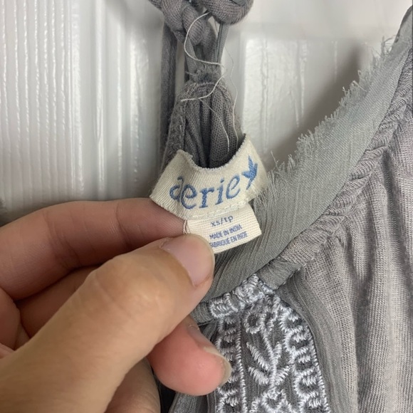Aerie grey tribal print boho tank top - Picture 2 of 4